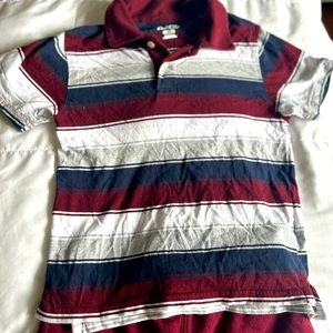 Boys size 7 striped shirt and matching joggers!